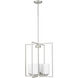 Luxx 4 Light 18 inch Brushed Nickel Indoor Pendant Ceiling Light